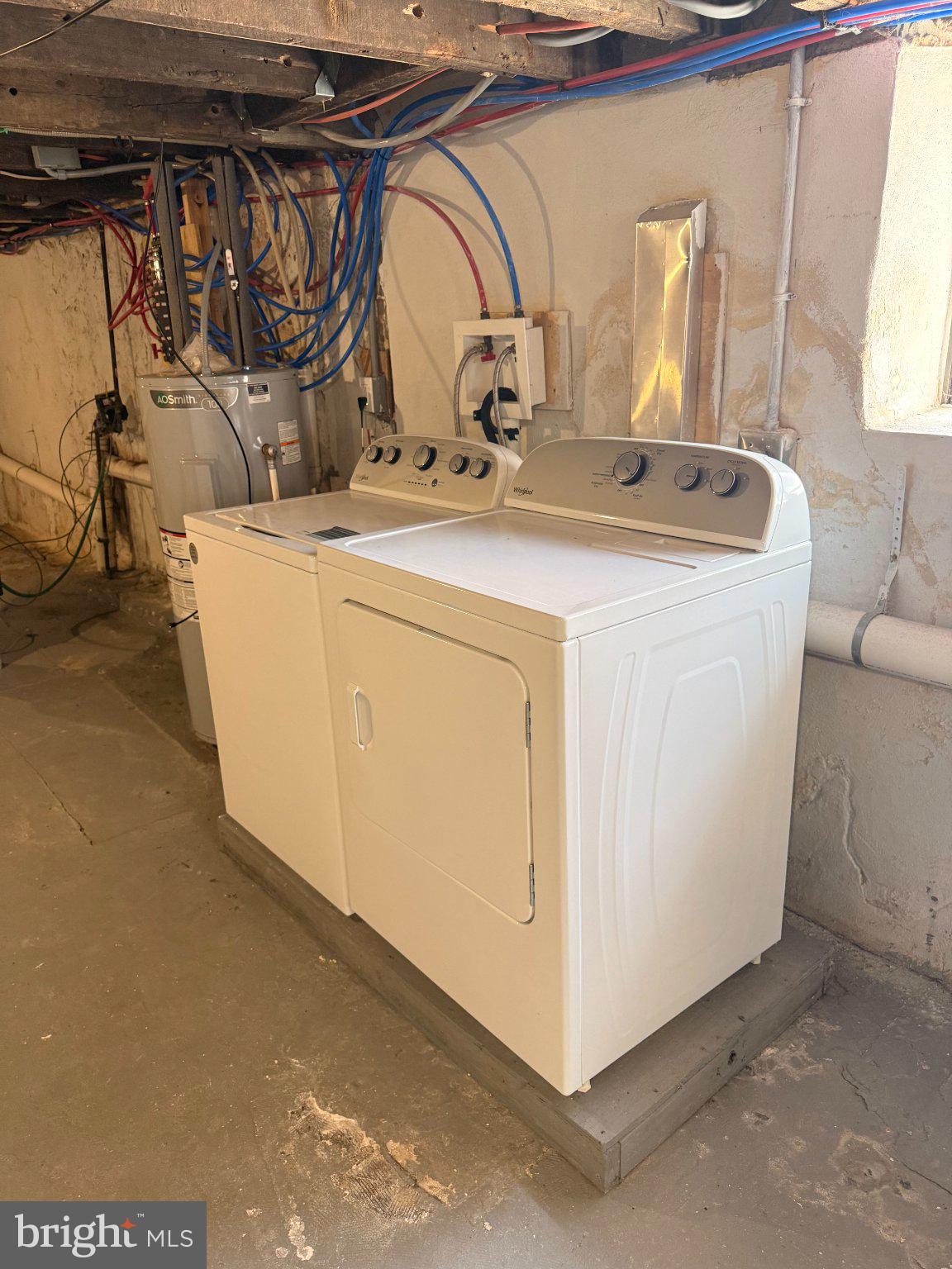 1813 South 23rd Street, Unit 2 Philadelphia, PA 19145 - Photo 19 of 20 a utility room with dryer and washer