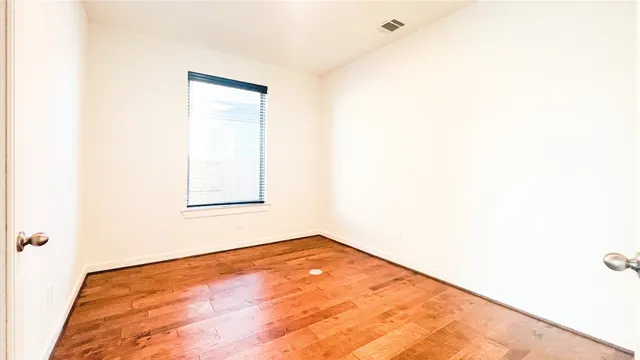 a view of small space with a window