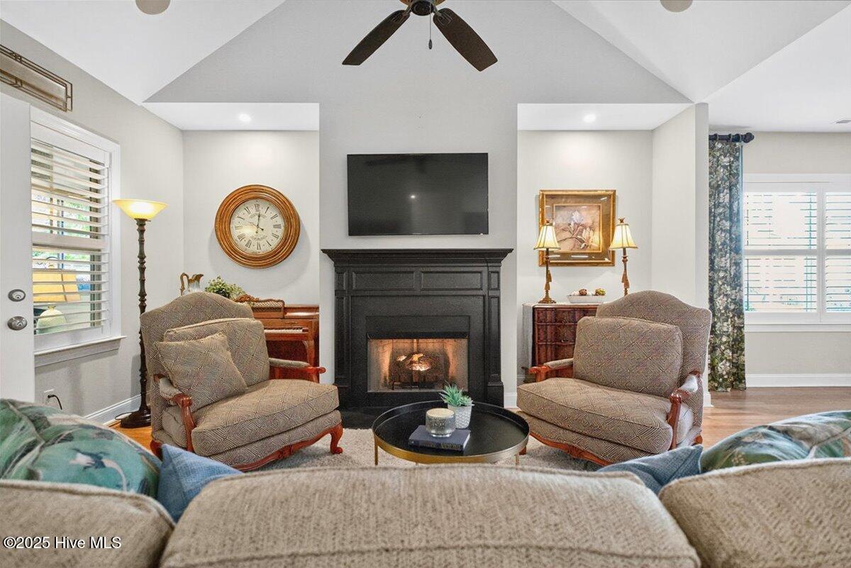 4173 Cambridge Cove Road, Unit 2 Southport, NC 28461 - Photo 18 of 66 Vaulted ceilings in family room
