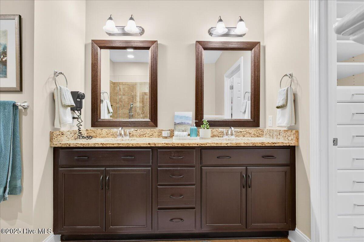 4173 Cambridge Cove Road, Unit 2 Southport, NC 28461 - Photo 36 of 66 Double vanity with plenty of counter space in primary bath