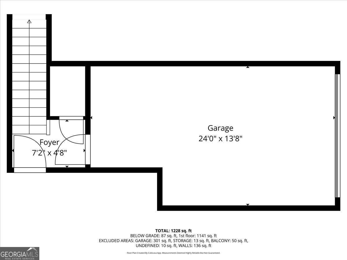 803 Spring Heights Lane, Unit 8 Smyrna, GA 30080 - Photo 45 of 46 a black and white photo of a living room