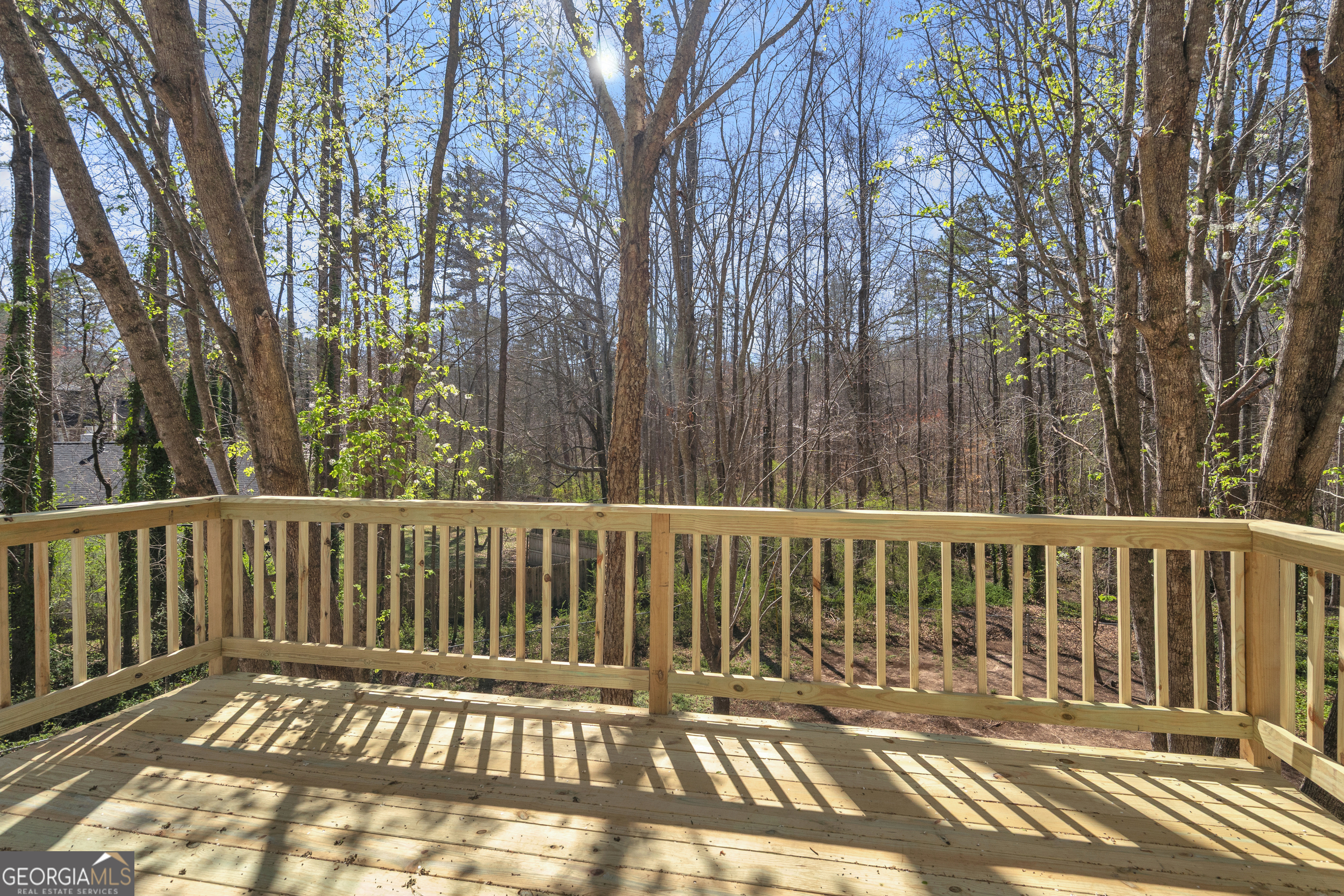 694 Lovers Lane Toccoa, GA 30577 - Photo 34 of 50 a view of a wooden deck