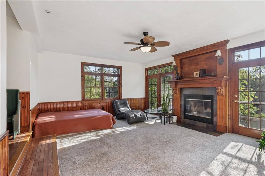 2549 West Hardies Road Gibsonia, PA 15044 - Photo 5 of 34 a living room with furniture and a fireplace