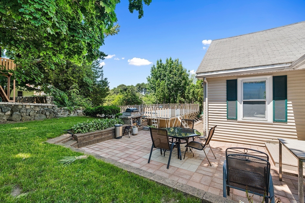 3 Fitz Road Peabody, MA 01960 - Photo 27 of 34 a view of a house with backyard and sitting area