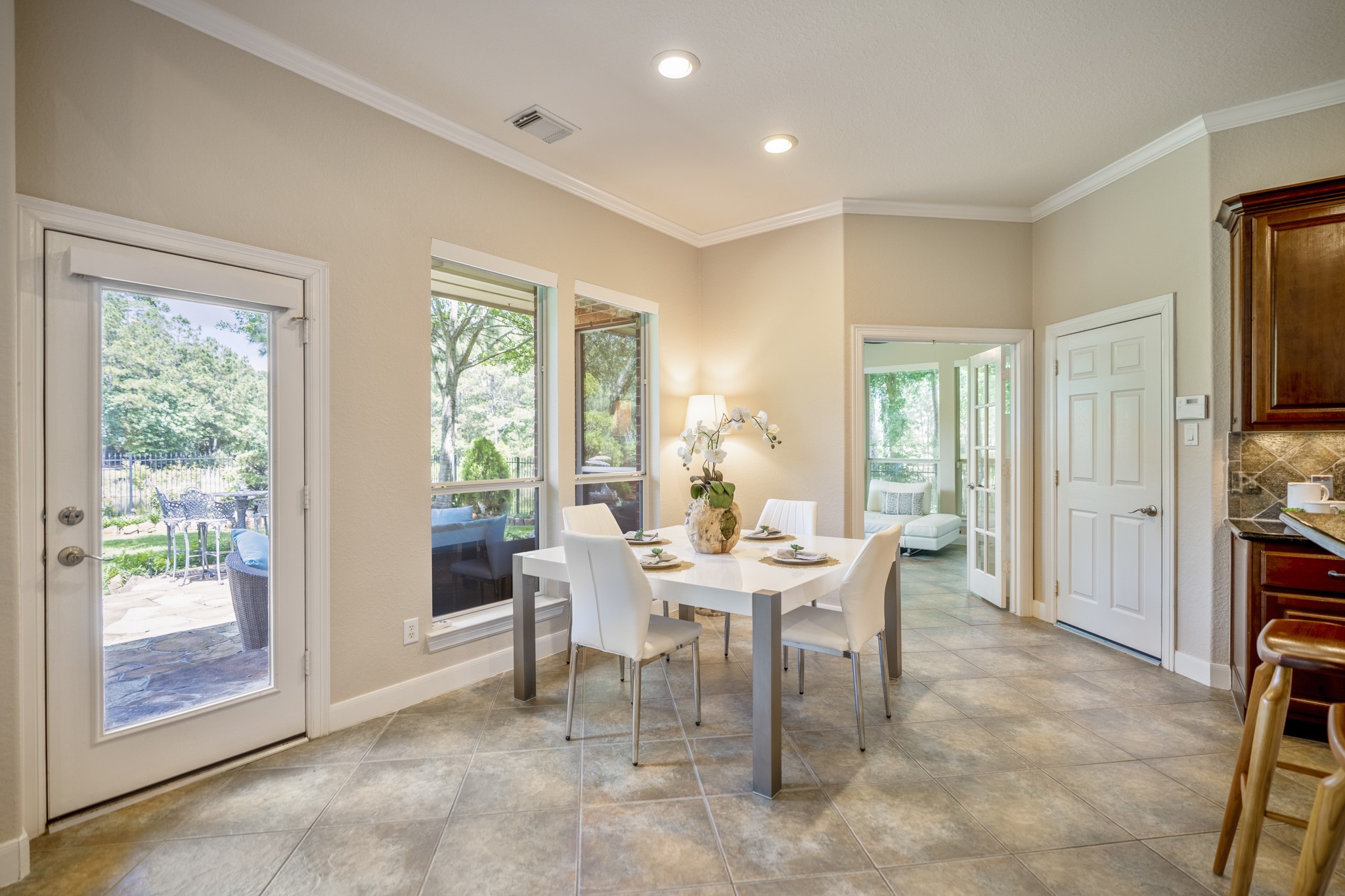 67 North Pentenwell Circle Spring, TX 77382 - Photo 15 of 50 a view of a dining room with furniture window and outside view