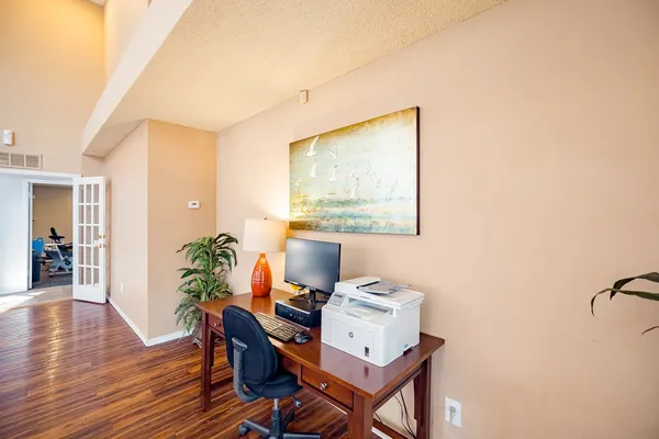 a view of a small space