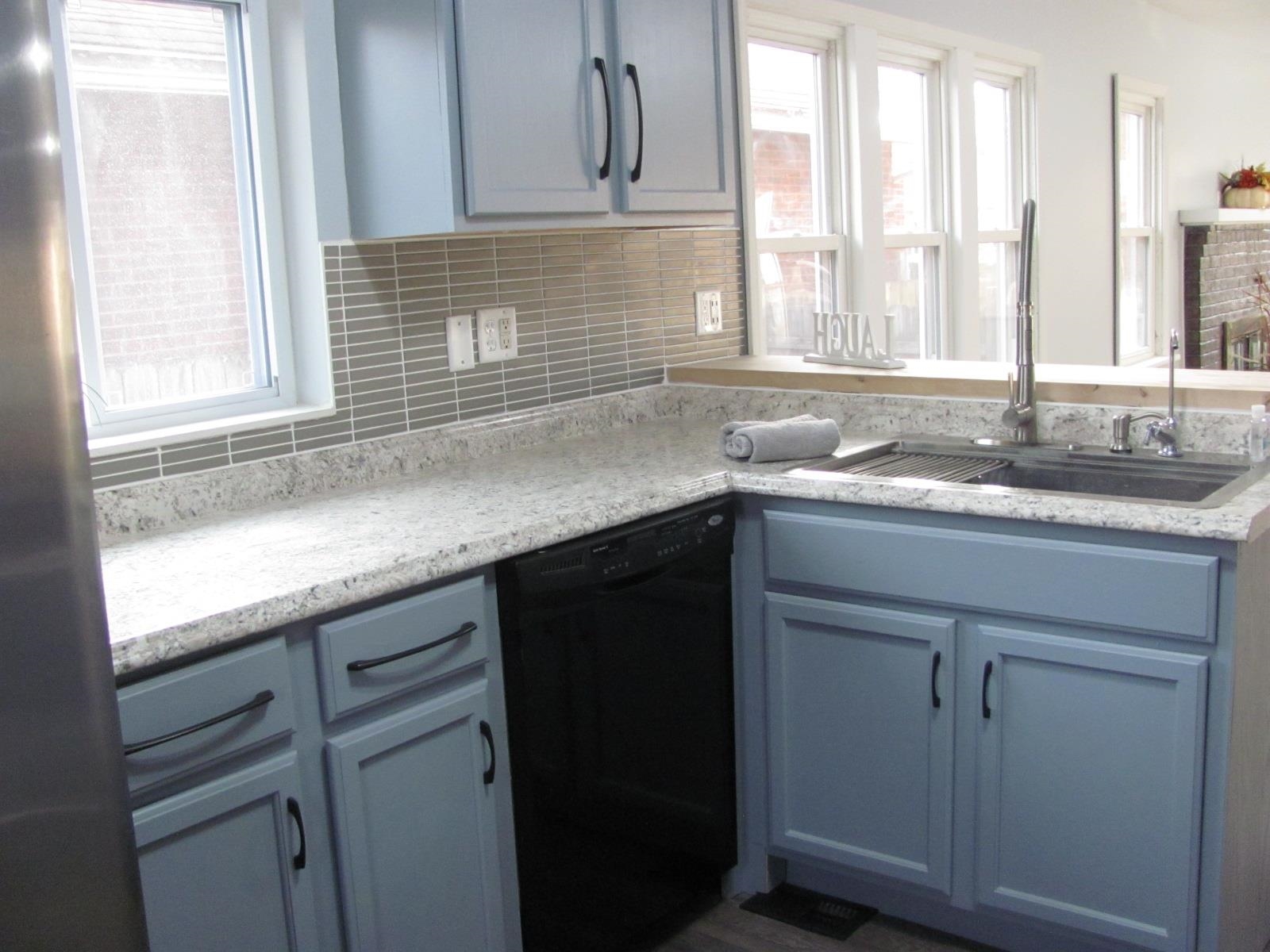 1817 Ridge Avenue Rockford, IL 61103 - Photo 9 of 48 a kitchen with granite countertop cabinets sink and window