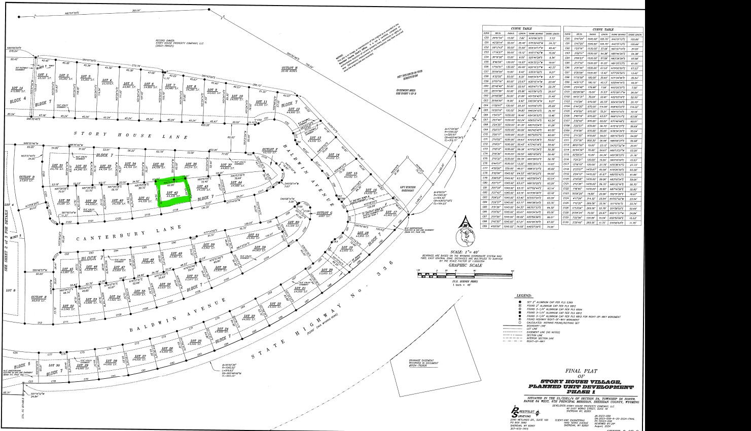 Lane Sheridan, WY 82801 - Photo 62 of 62 Block 7 Lot 42