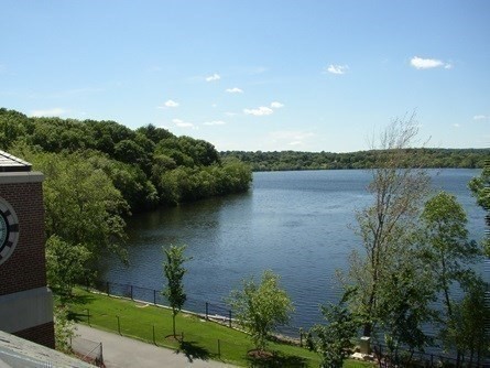 320 Rindge Avenue, Unit 303 Cambridge, MA 02140 - Photo 26 of 28 aerial view of a house with a lake view
