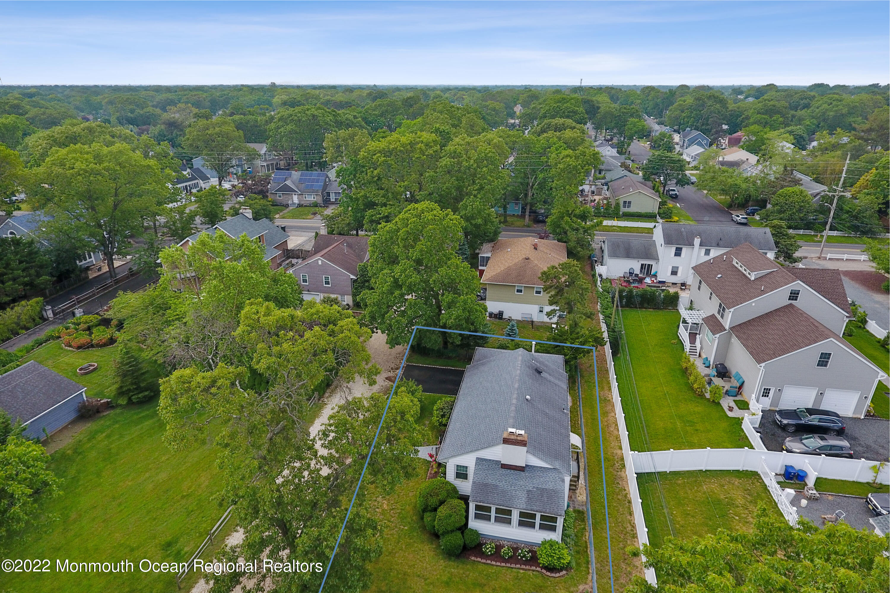 3301 B River Road Point Pleasant, NJ 08742 - Photo 13 of 20 an aerial view of house with yard