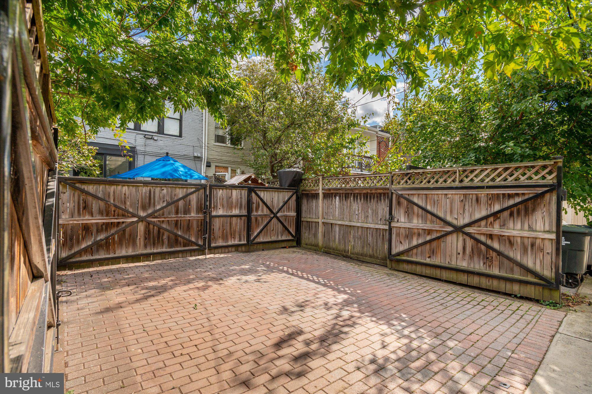 1906 37th Street Northwest Washington, DC 20007 - Photo 3 of 22 a view of a backyard
