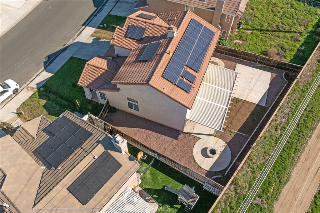 29611 Camino Cristal Menifee, CA 92584 - Photo 33 of 33 an aerial view of a house with a garden