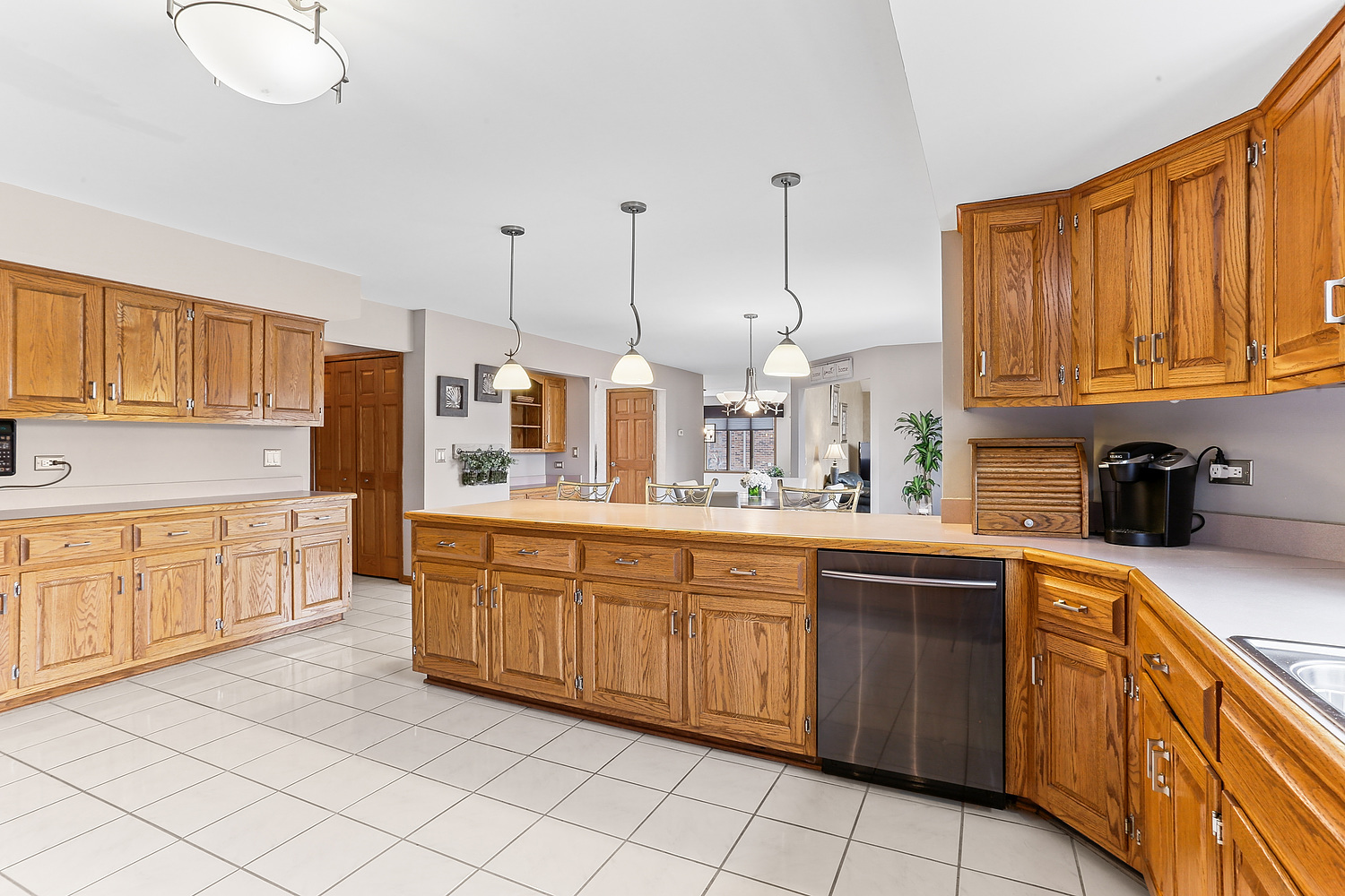 13629 South Kickapoo Trail Homer Glen, IL 60491 - Photo 21 of 28 a kitchen with stainless steel appliances granite countertop a sink and cabinets