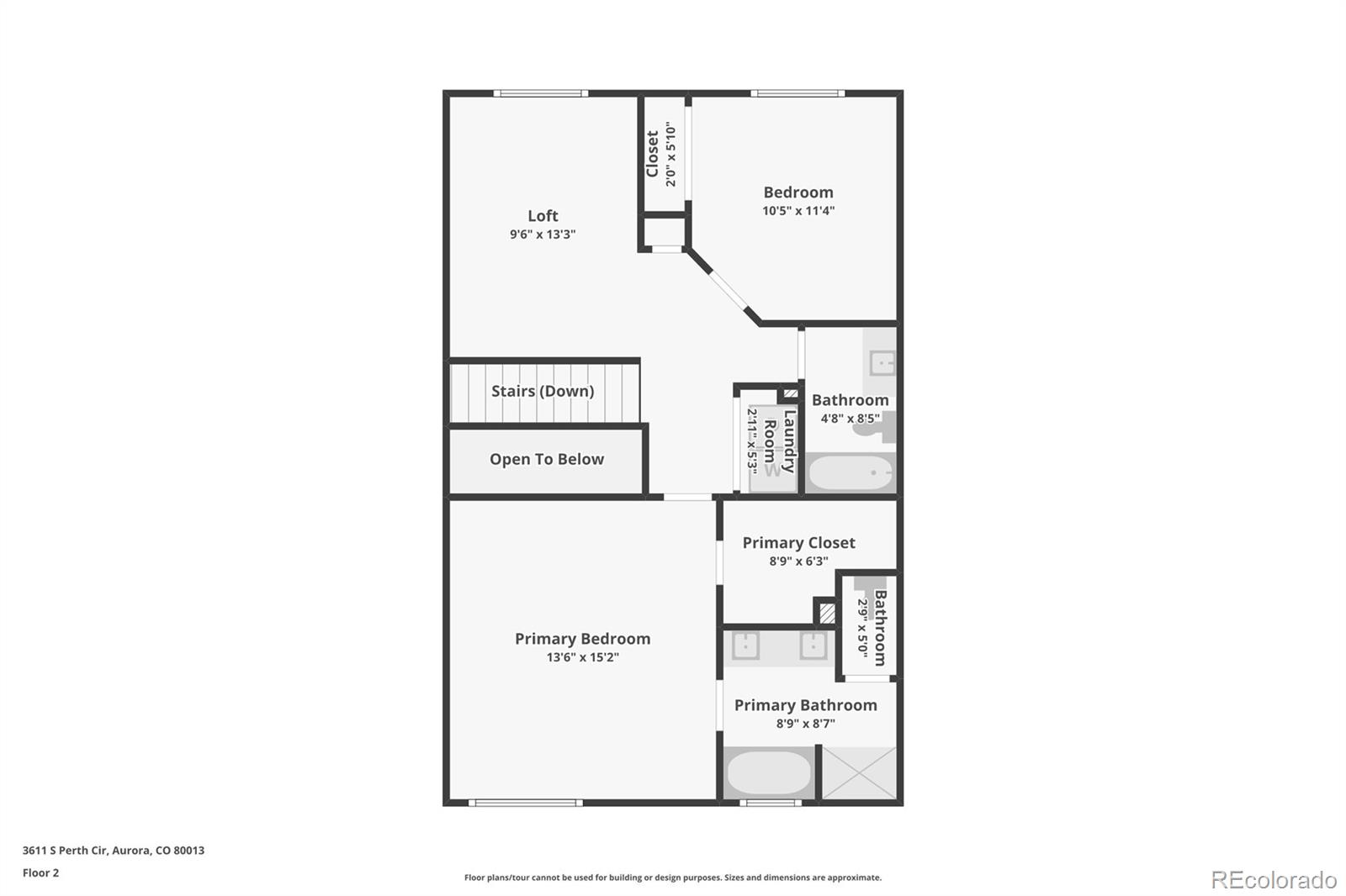 3611 South Perth Circle, Unit 102 Aurora, CO 80013 - Photo 39 of 40 a picture of a floor plan