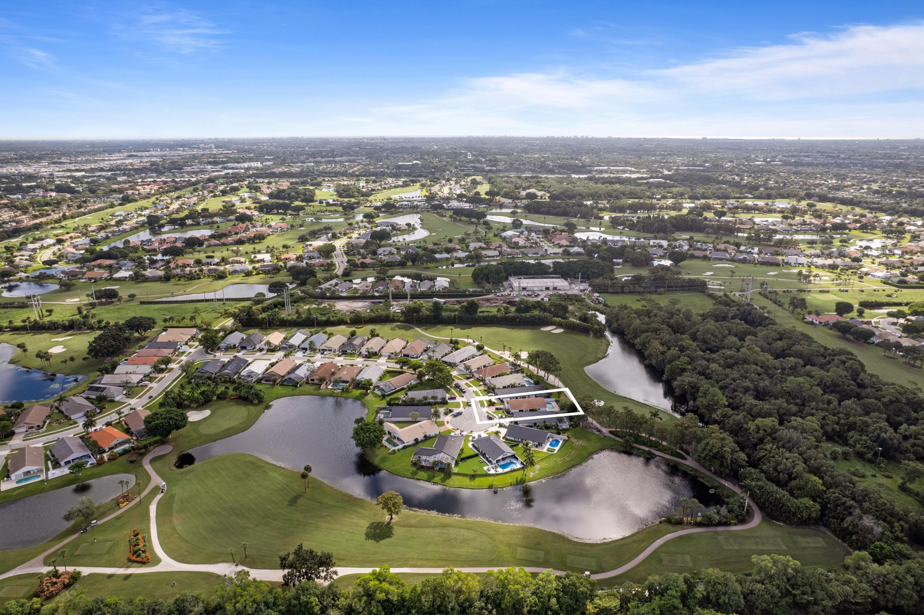 21452 Bridgeview Drive Boca Raton, FL 33428 - Photo 31 of 77 Aerial Neighborhood View