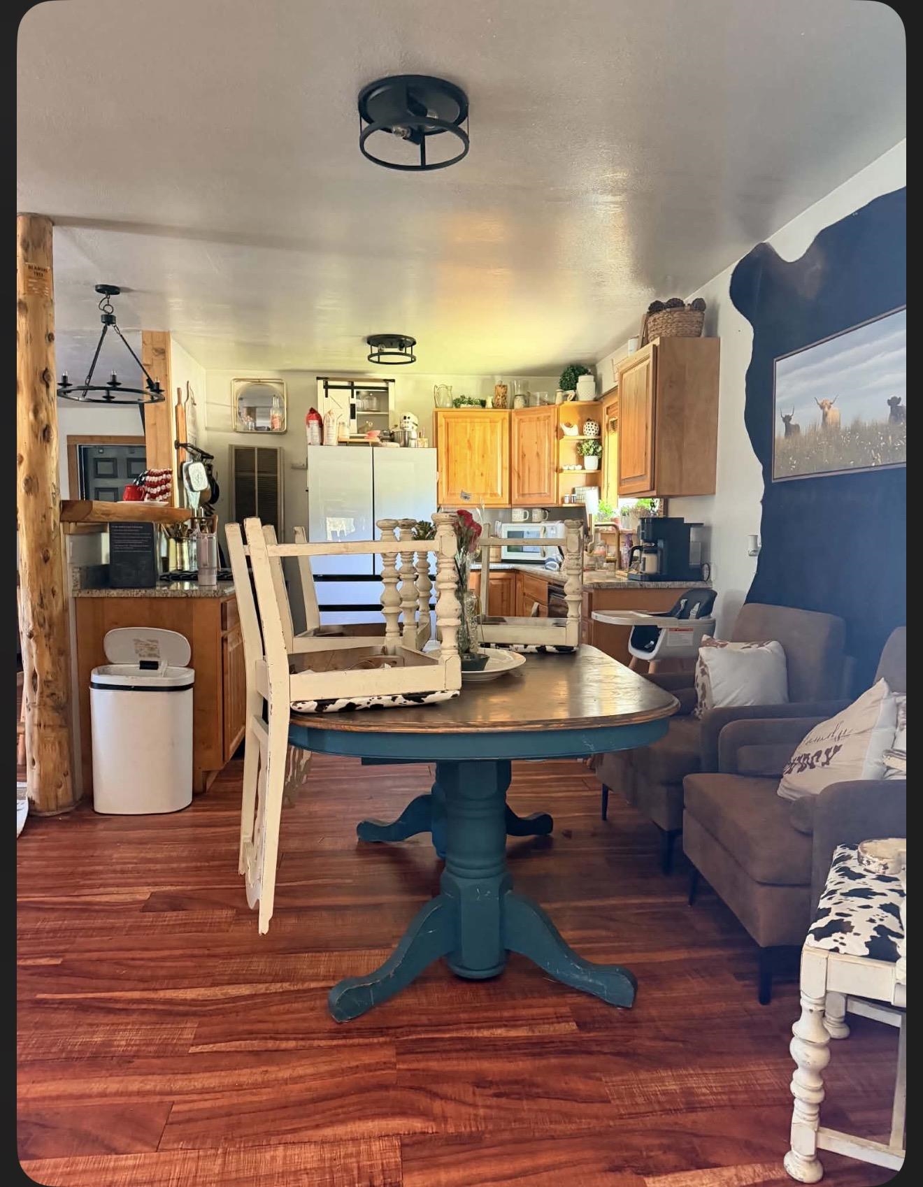 15440 Old Wagon Road Crescent Mills, CA 95934 - Photo 6 of 19 a living room with furniture and a wooden floor