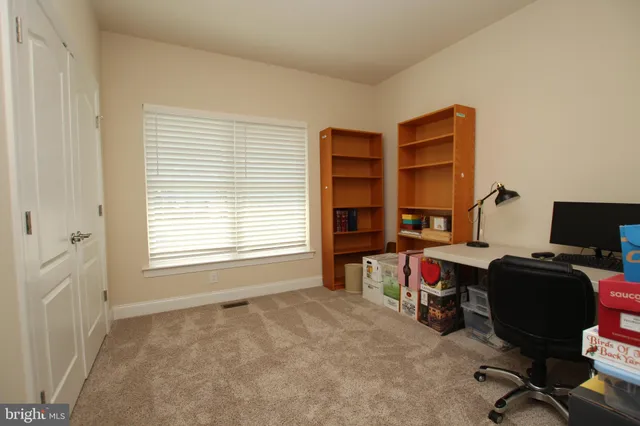 a view of a workspace with a window