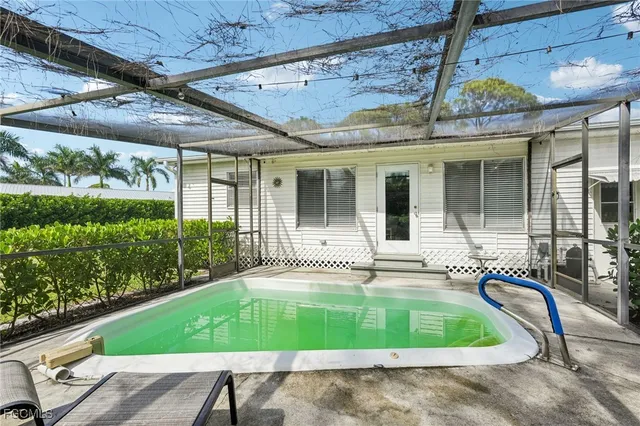 a house view with a outdoor space