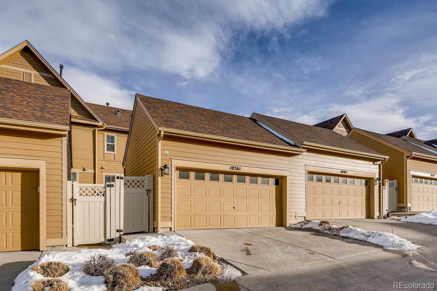10261 Bellwether Lane Lone Tree, CO 80124 - Photo 23 of 35 a front view of a house