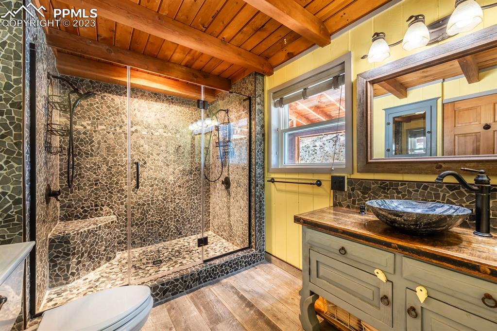 38 Wetmore Drive Rye, CO 81069 - Photo 21 of 49 a bathroom with a sink and a shower