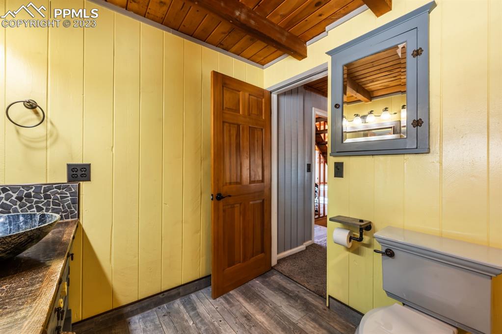 38 Wetmore Drive Rye, CO 81069 - Photo 22 of 49 a bathroom with a sink and a mirror