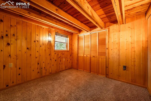 a view of hallway with stairs