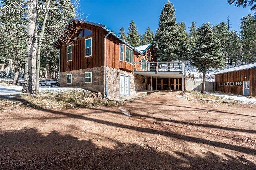 38 Wetmore Drive Rye, CO 81069 - Photo 44 of 49 a front view of a house with a road