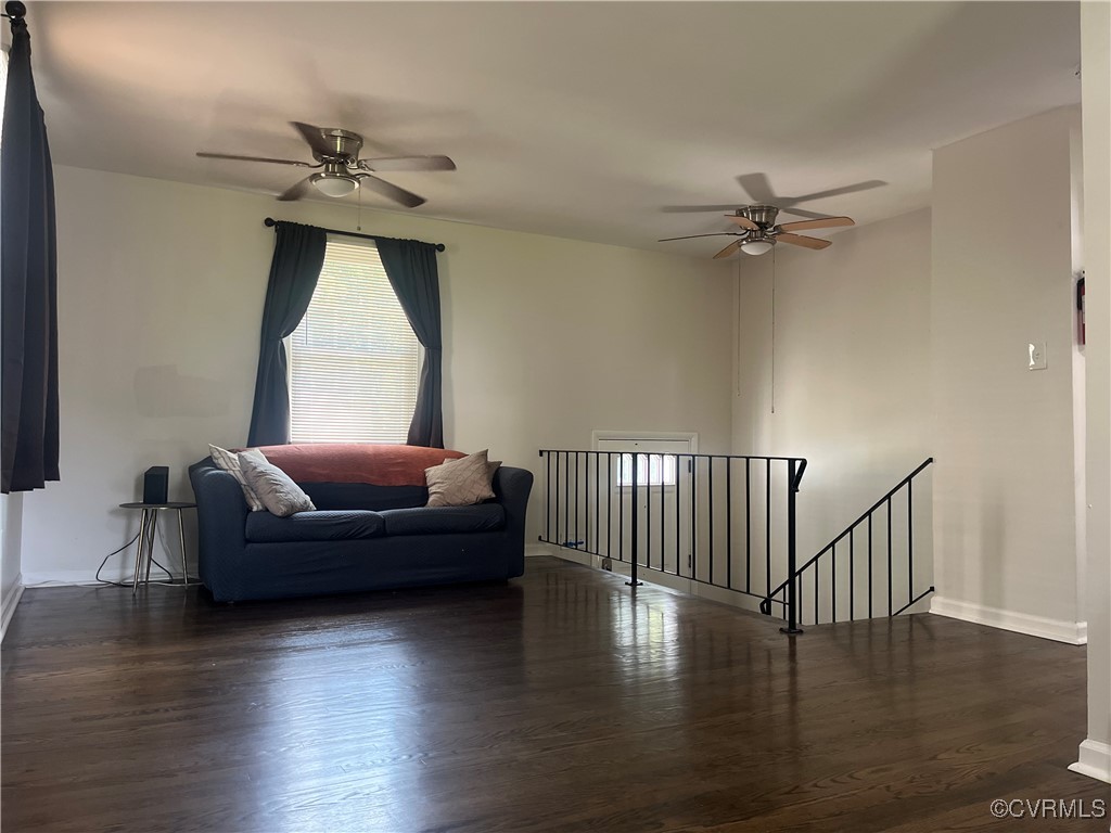 529 South Azalea Road Petersburg, VA 23805 - Photo 6 of 28 Upper Level living room with gorgeous, refinished