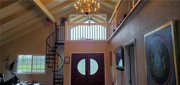 a front view of a house with entryway