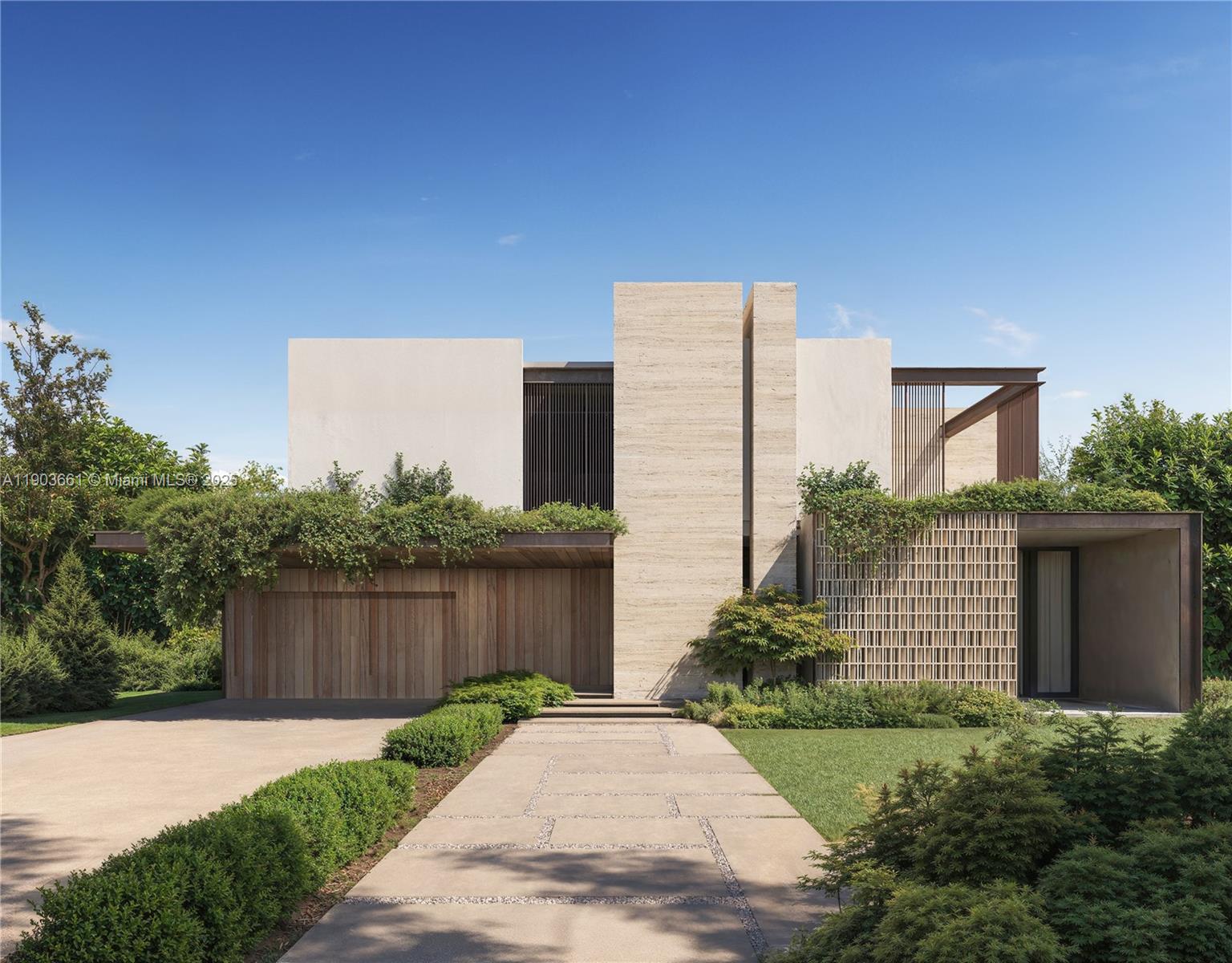 a view of a pathway with a wrought fence