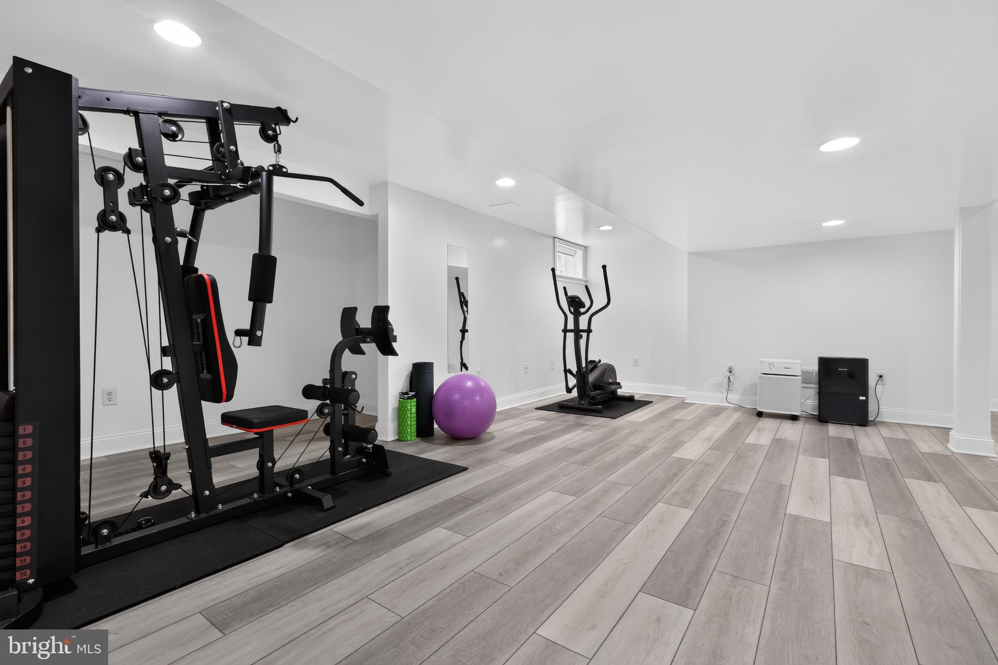 150 Cassatt Road Berwyn, PA 19312 - Photo 42 of 47 Modern home gym with sleek design.