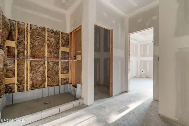 an empty room with window