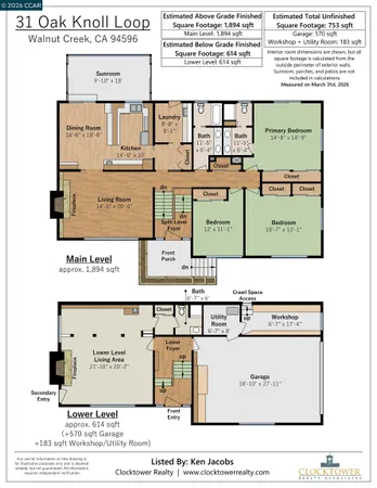 $1,350,000 | 31 Oak Knoll Loop, Walnut Creek, CA 94596