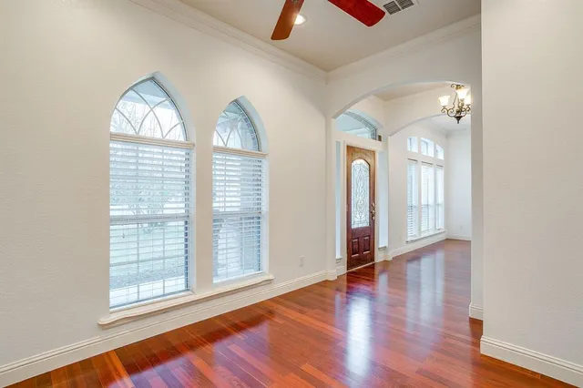 wooden floor in an empty room