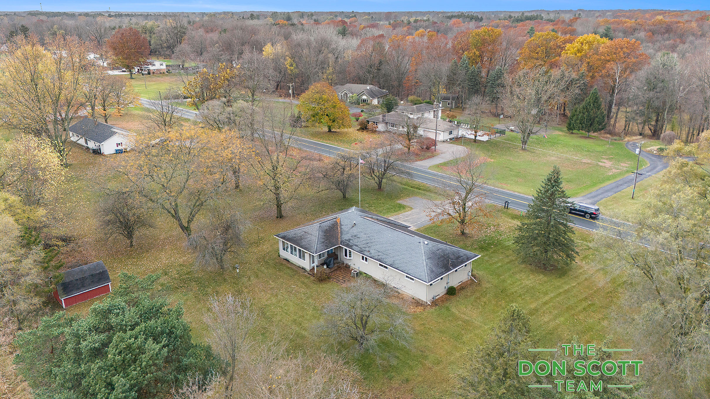12907 Harrisburg Road Ravenna, MI 49451 - Photo 2 of 28 Aerial