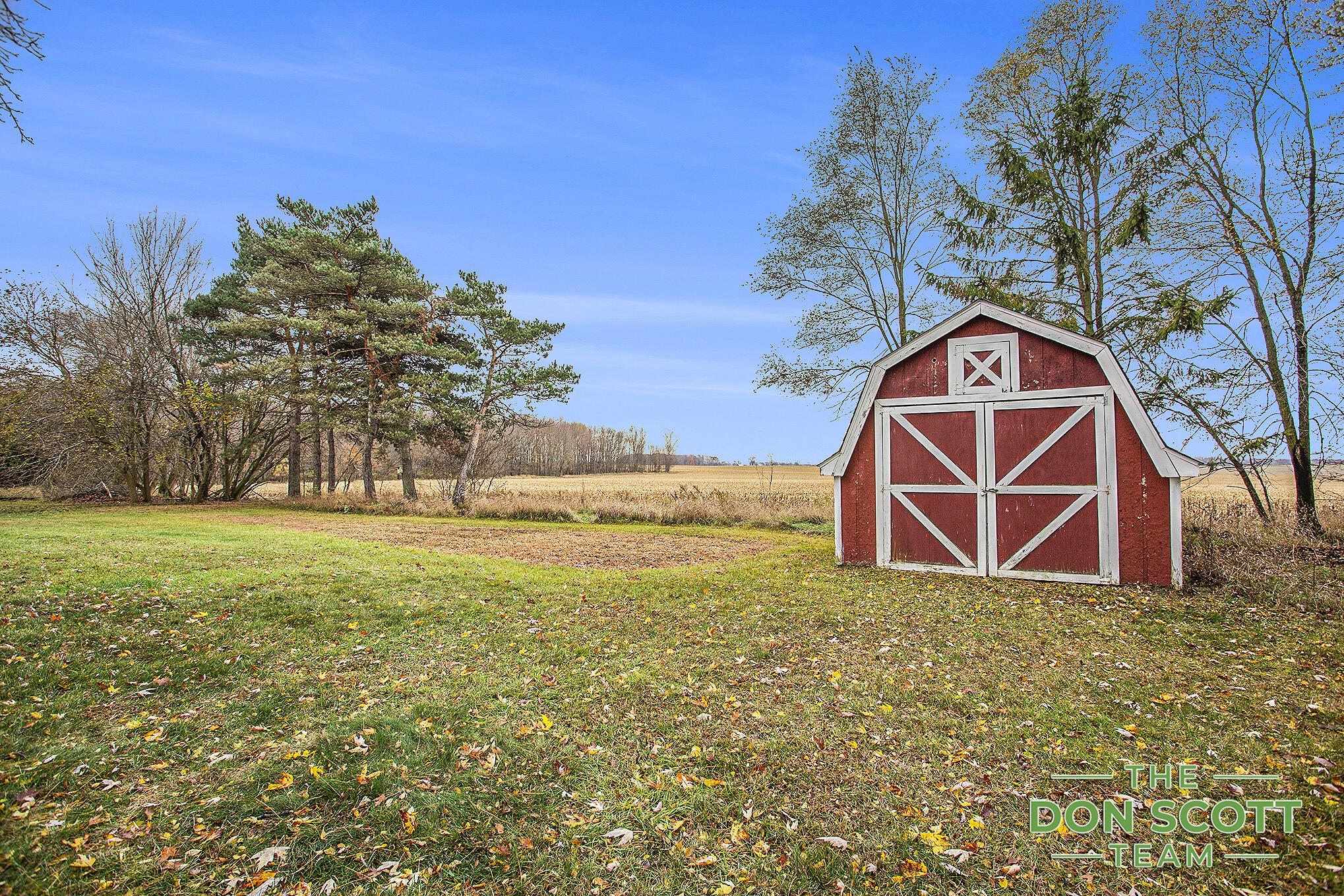 12907 Harrisburg Road Ravenna, MI 49451 - Photo 5 of 28 Back Yard with Shed