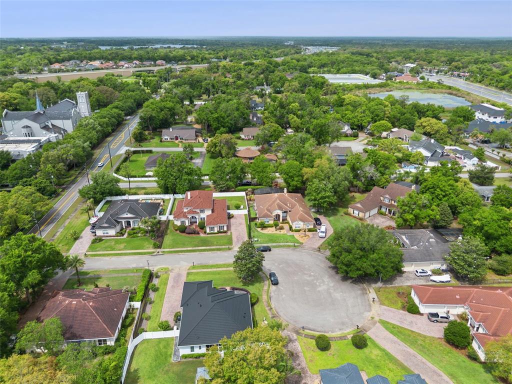 216 Juniper Ridge Court Sanford, FL 32771 - Photo 61 of 61 an aerial view of a city with lots of residential buildings