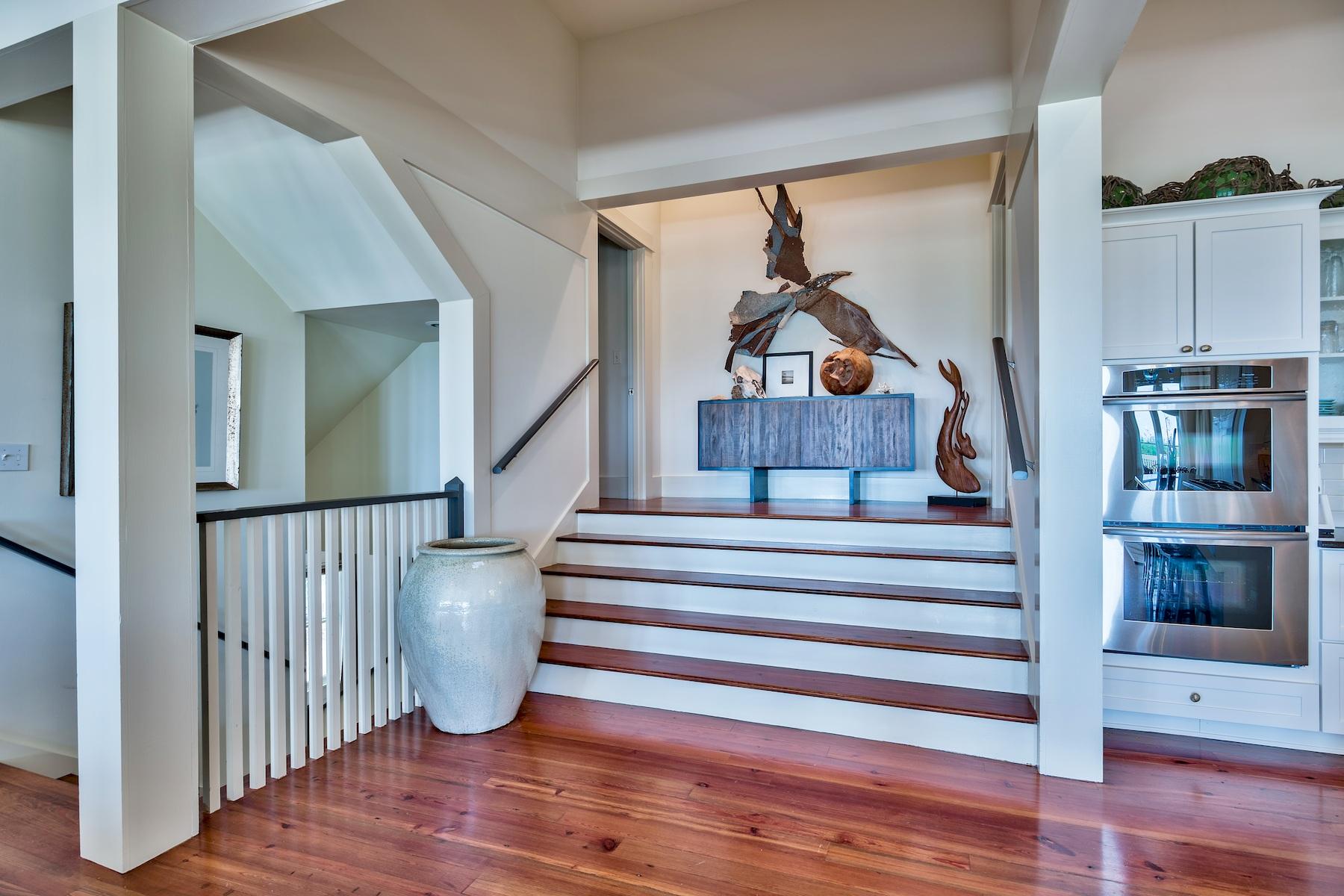 369 Old Beach Road Santa Rosa Beach, FL 32459 - Photo 21 of 50 a view of entryway and hall with wooden floor