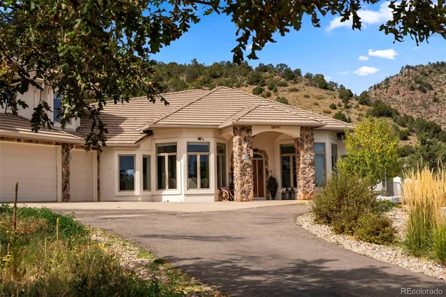 front view of a house with a porch