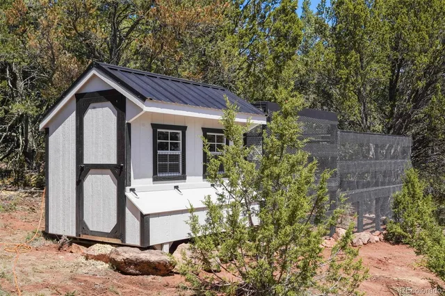 a view of a roof deck
