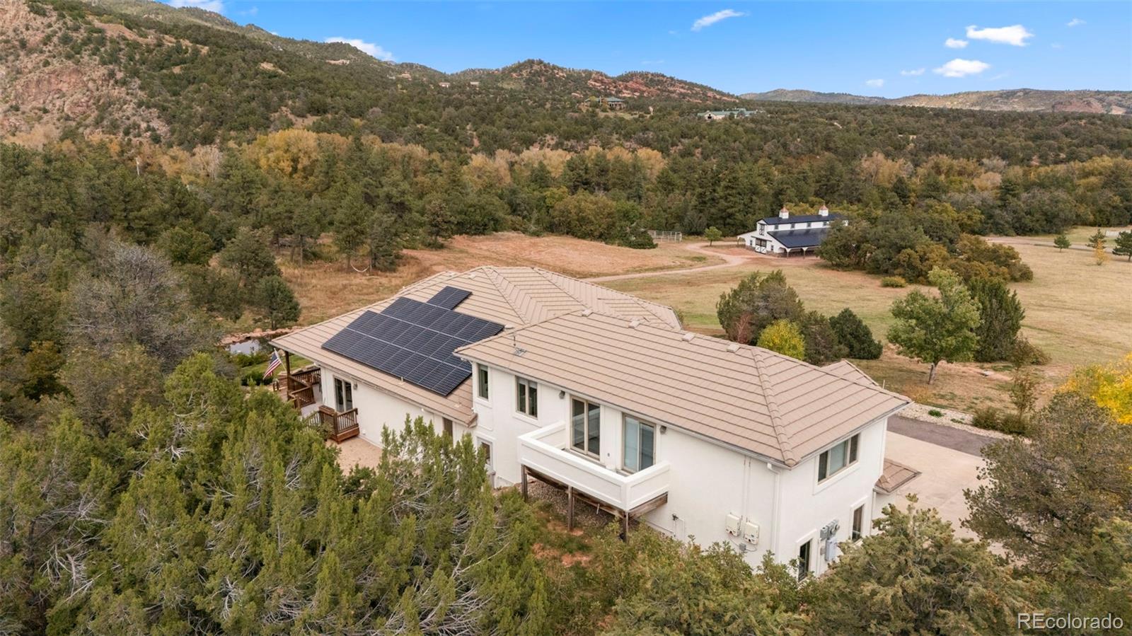 15010 Henry Ride Heights Colorado Springs, CO 80926 - Photo 48 of 50 an aerial view of a house