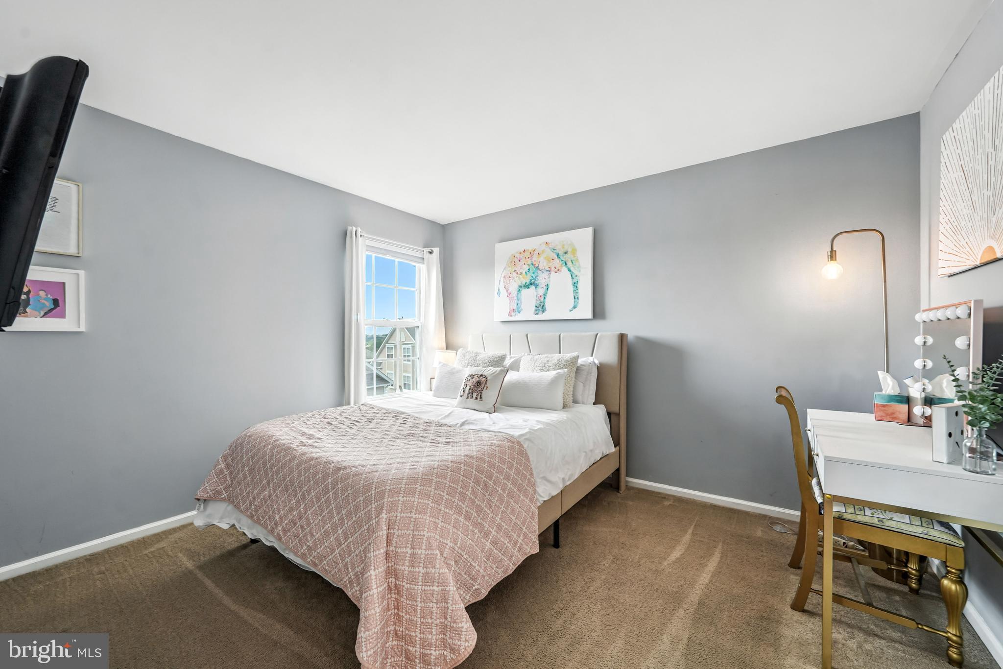 1501 Deborah Court, Unit 2102 Jamison, PA 18929 - Photo 11 of 21 a bedroom with a bed and a desk