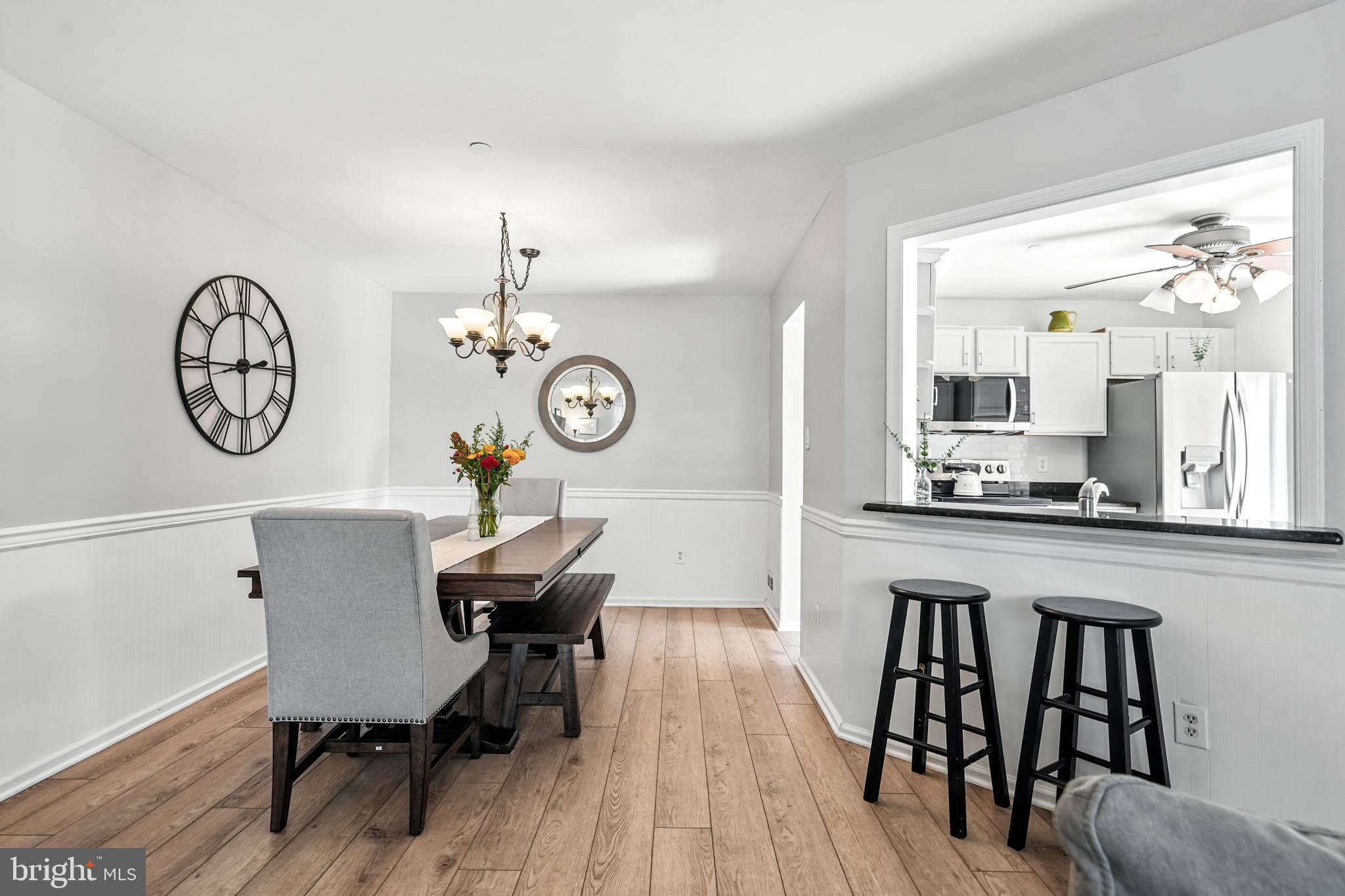 1501 Deborah Court, Unit 2102 Jamison, PA 18929 - Photo 5 of 21 a view of a dining room with furniture window and wooden floor