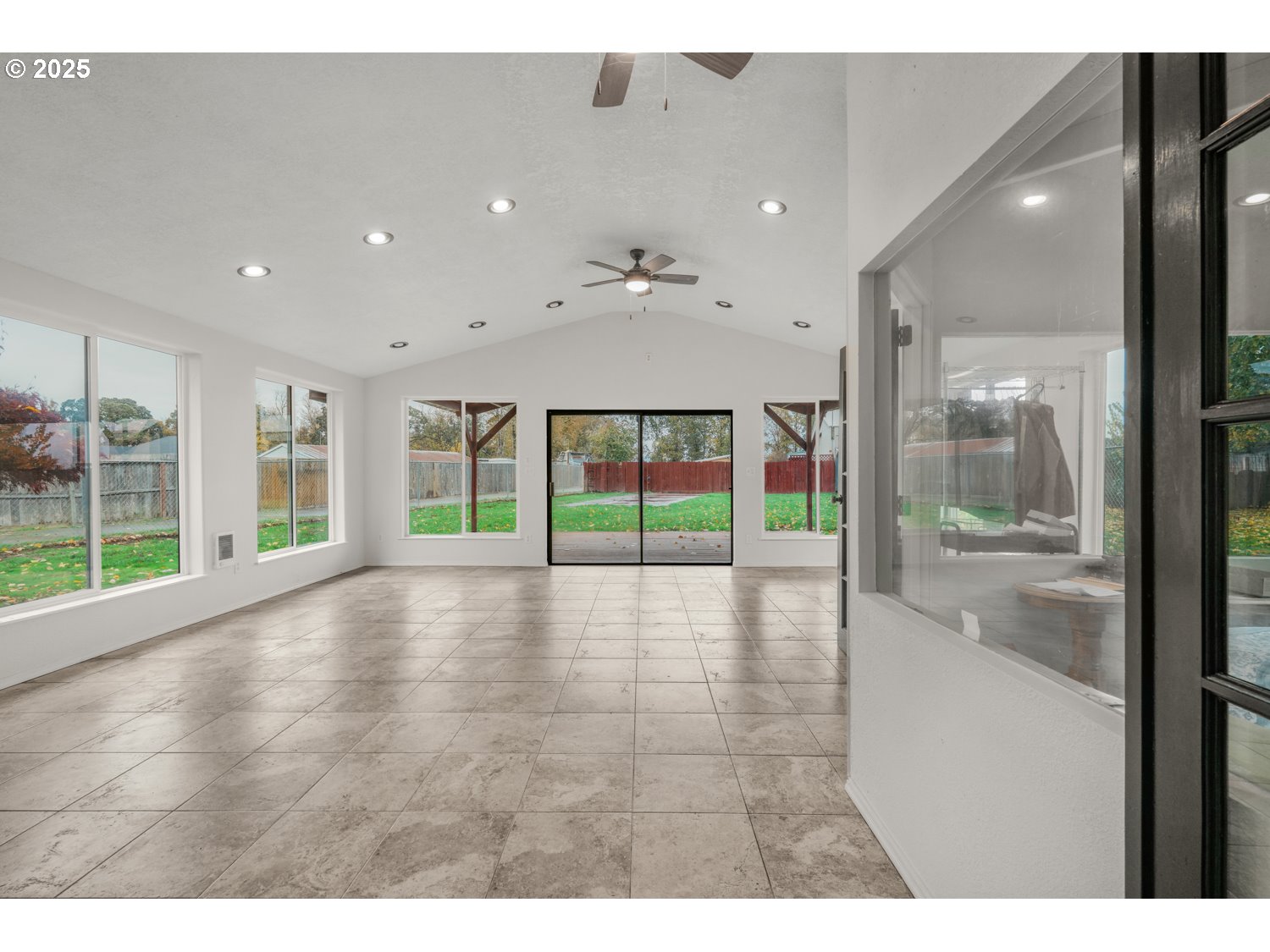 4160 Cordon Road Northeast Salem, OR 97305 - Photo 16 of 43 a view of an entryway with floor to ceiling window and wooden floor