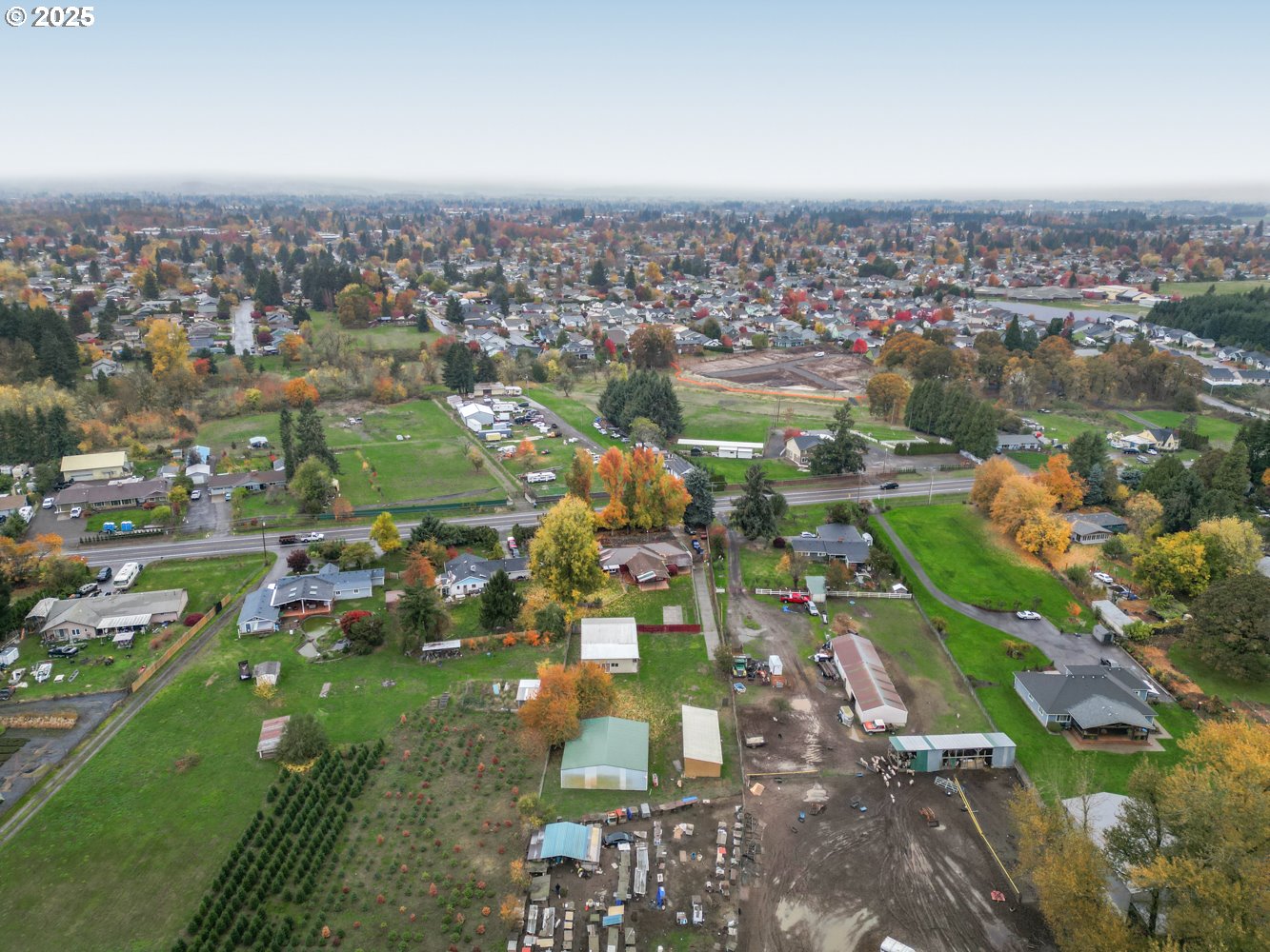 4160 Cordon Road Northeast Salem, OR 97305 - Photo 42 of 43 an aerial view of a city with lots of residential buildings