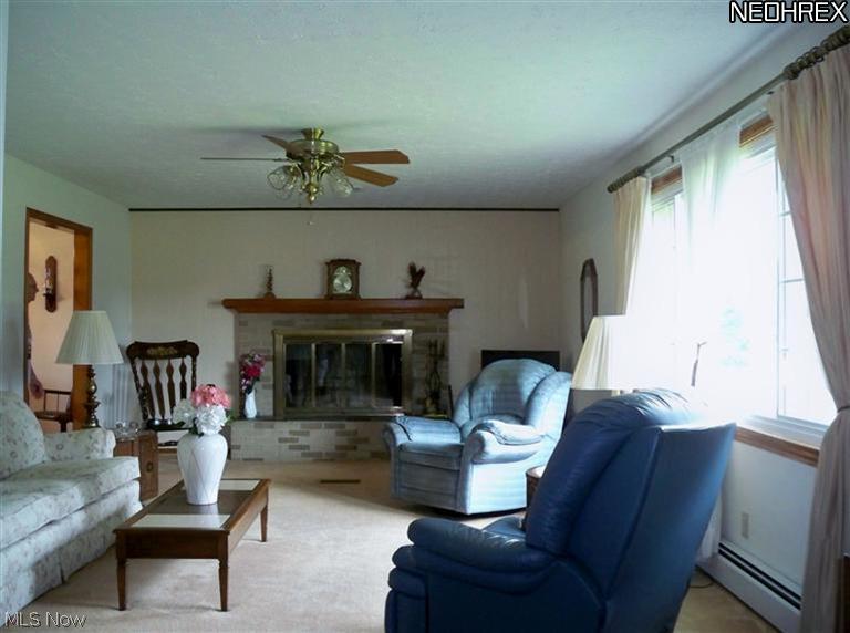 2006 Frost Road Streetsboro, OH 44241 - Photo 4 of 25 Step up to the Spacious Living Room with wood burning fireplace