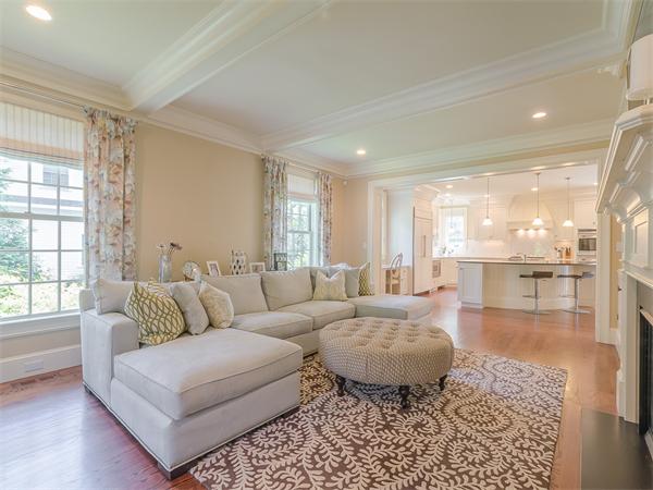 79 Pilgrim Road Wellesley, MA 02481 - Photo 15 of 30 a living room with furniture and a large window