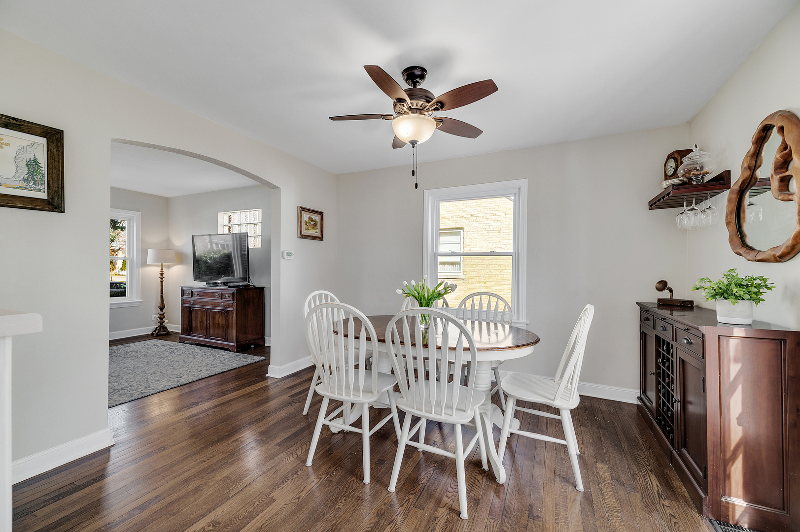 2309 2nd Avenue North Riverside, IL 60546 - Photo 8 of 22 a view of a dining room with furniture window and wooden floor