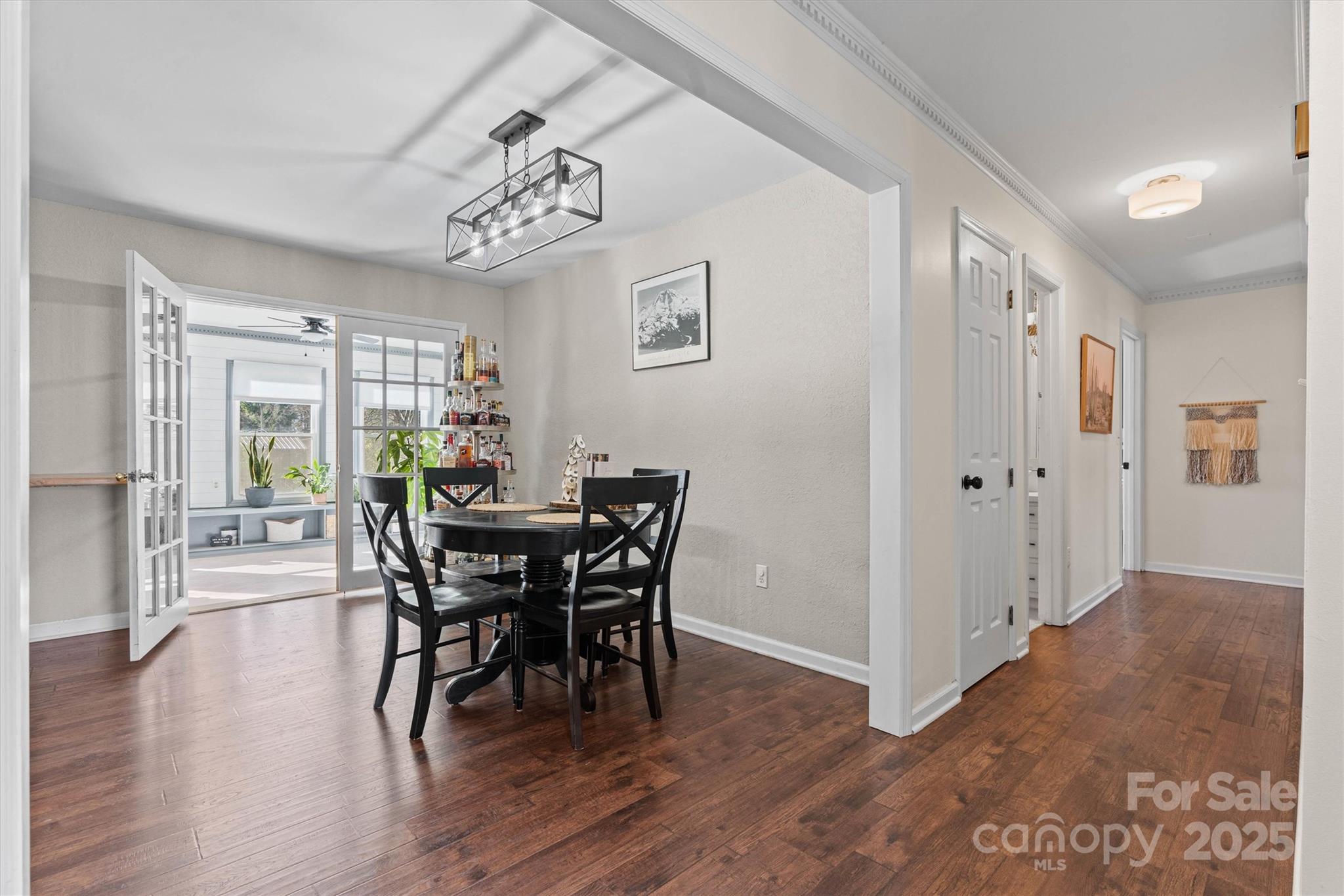 5645 Sandhurst Road Hickory, NC 28602 - Photo 16 of 46 a view of a dining room with furniture and wooden floor