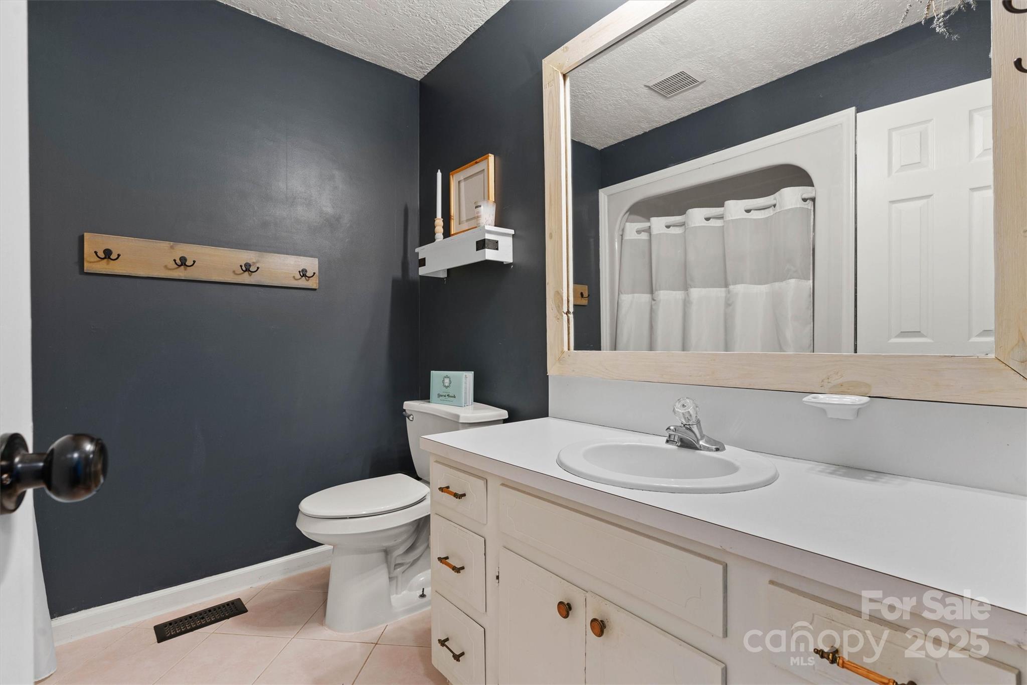 5645 Sandhurst Road Hickory, NC 28602 - Photo 24 of 46 a bathroom with a sink a toilet and a mirror